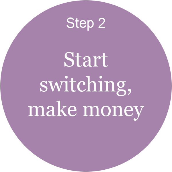 Start switching, make money with True Savings icon