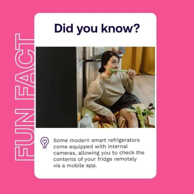 Did you know some smart fridges now have internal cameras? 😮 Check what's inside while you're out! It's super useful and helps avoid unnecessary purchases. 

Would you like to own one?

http://wu.to/wlDOT3

#SmartLiving #SimpleSolutions #TechSavvyHome