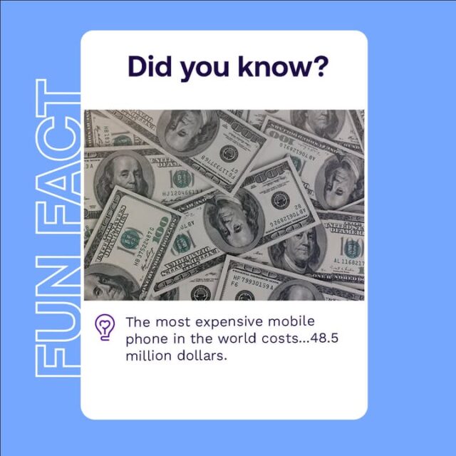 Who would spend this much money on a mobile phone? I certainly wouldn't! 

Is it a tech gem with a symbol of opulence? 💵 

If not, then it's not worth it for me! 

#DidYouKnow #FunFact