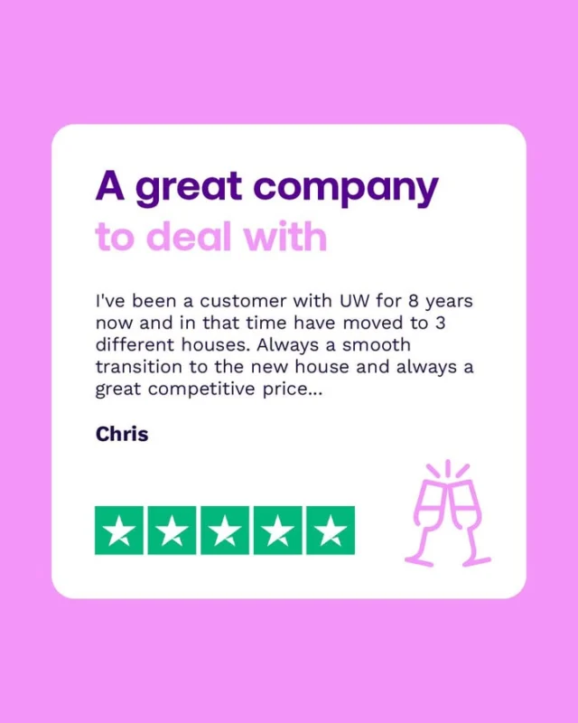 Moving can be stressful, but switching your home services doesn't have to be. Bundling your home services with UW can make your next move SO much simpler 📦
The UW Team does all the heavy lifting, so you don't have to worry about terminating and setting up multiple accounts for all your utilities. It's one less hassle when you're dealing with the headaches of moving! And one of the perks of bundling with UW.
http://wu.to/AA3wJz